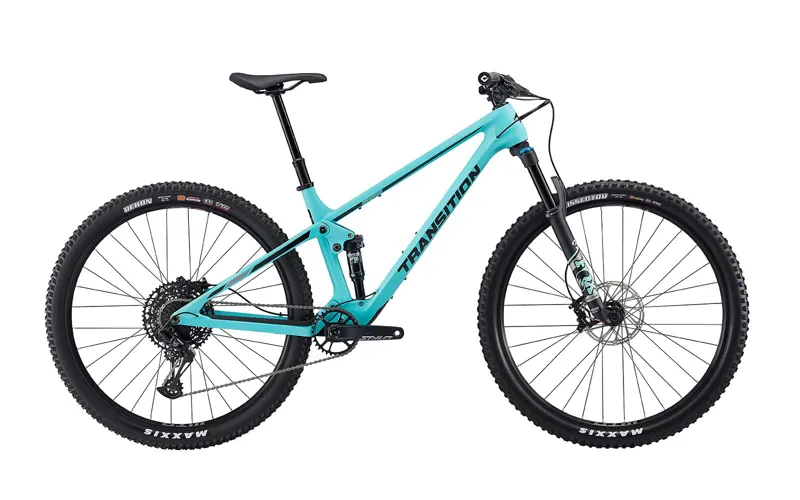 Transition Spur NX Carbon Mountain Bike in Aqua